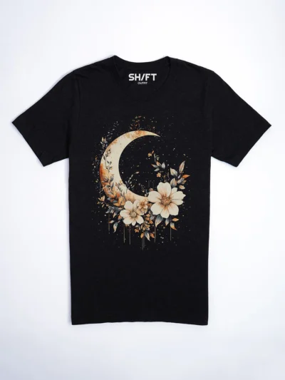 Mondbluete Black Heather T-Shirt - Fruehlingsmode