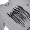 Natur Barcode T-Shirt Athletic Heather - Fruehling mit ShiftOutfit