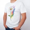 Regenbogen Gaensebluemchen T-Shirt White - Neustart