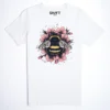 Sakura Hummel T-Shirt in White, Hauptansicht.