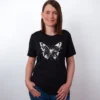 Schmetterling Spritzer T-Shirt Black Heather - Neustart