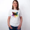 Urban Schmetterling White T-Shirt - Fruehlingsmode
