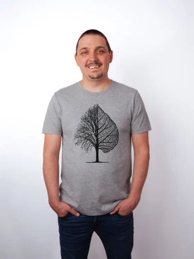 Verwurzelt Athletic Heather T-Shirt - Fruehlingsmode