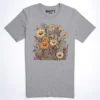 Wildblumen Wiese T-Shirt Athletic Heather - Fruehling ShiftOutfit