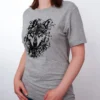 Wolf Blick T-Shirt Athletic Heather - Fruehling ShiftOutfit