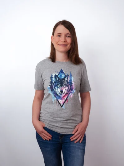 Wolf Geist T-Shirt Athletic Heather - Fruehling ShiftOutfit