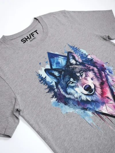 Wolf Geist T-Shirt Athletic Heather - Fruehling ShiftOutfit
