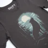 Wolf Mondlicht T-Shirt Asphalt - Fruehling mit ShiftOutfit