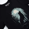 Wolf Mondlicht T-Shirt Black Heather - Fruehling Kollektion