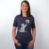 Wunsch der Katze T-Shirt Heather Midnight Navy - Neustart