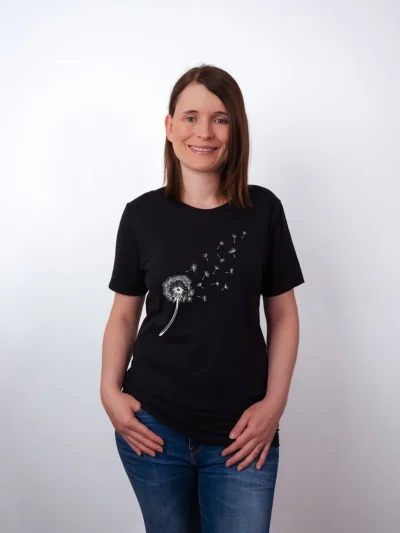 Wunsch Dir Was T-Shirt Black Heather - Fruehling mit ShiftOutfit