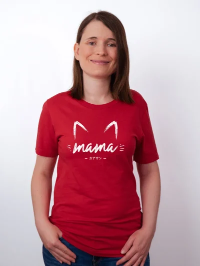 Katze Kaa-san T-Shirt - Muttertag Neuheit