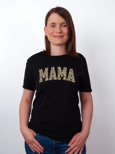 Leopardenmutter T-Shirt - Ueberraschung