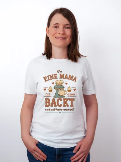 Mama Baeckt T-Shirt - Danke Mama