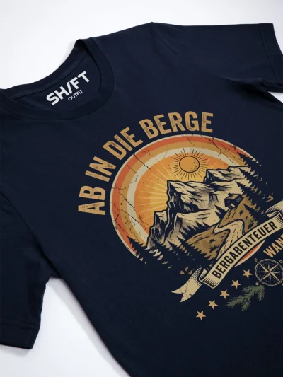Bergabenteuer fuer Wanderlust T-Shirt - Wohlbefinden