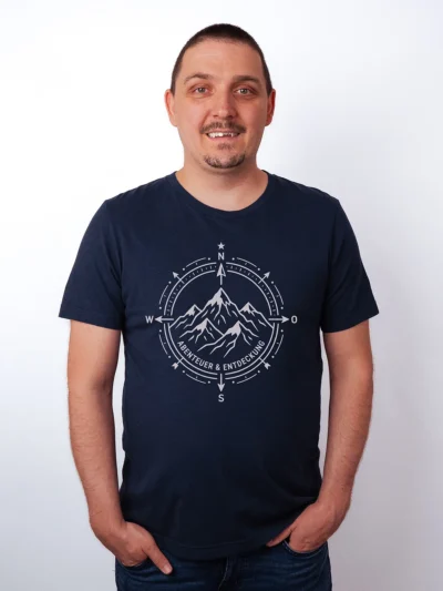 Bergkompass T-Shirt - Fuer warme Tage
