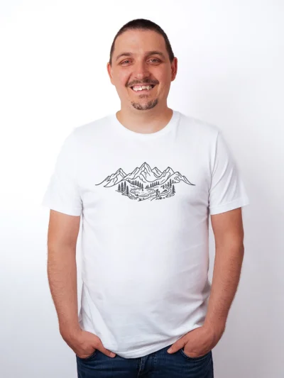 Bergsee und Pfade T-Shirt - Urlaubsfeeling