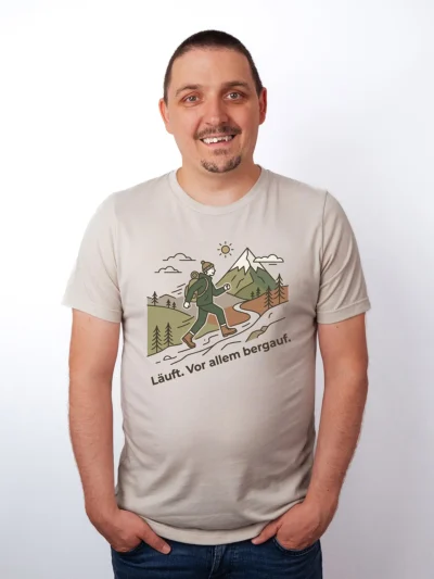 Einfach bergauf T-Shirt - Saisonkollektion