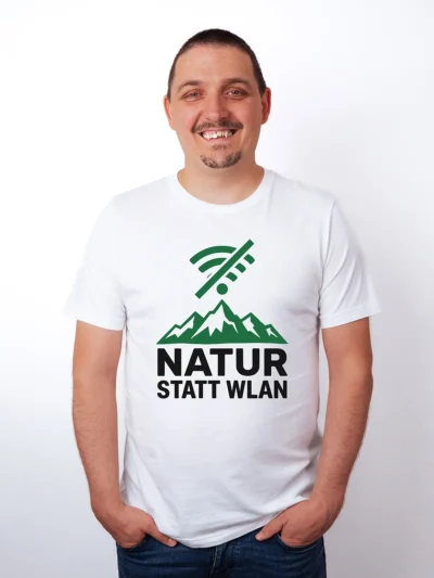 Natur statt WLAN T-Shirt - Essential