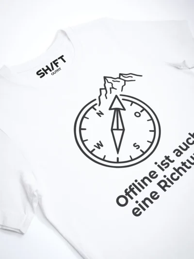 Offline ist auch eine Richtung T-Shirt - Alltag