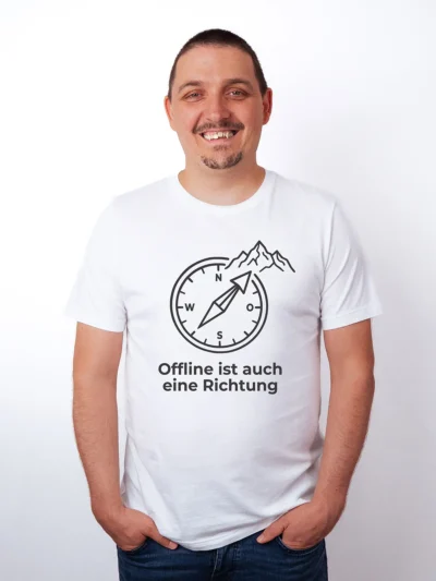Offline ist auch eine Richtung T-Shirt - Outdoor Look