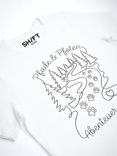 Pfade und Pfoten T-Shirt - Fashion