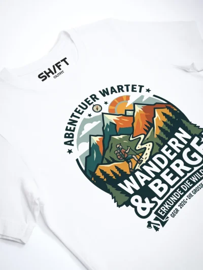 Wandern und Berge T-Shirt - Essential